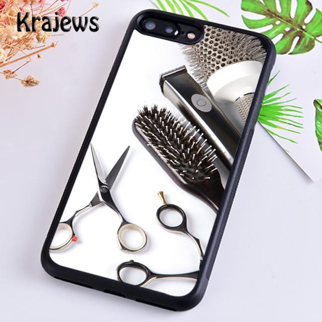 Krajews Hair Stylist Tools Phone Case Cover For iPhone 17 Air 16 15 14 plus 11 12 13 pro max coque Shell Fundas