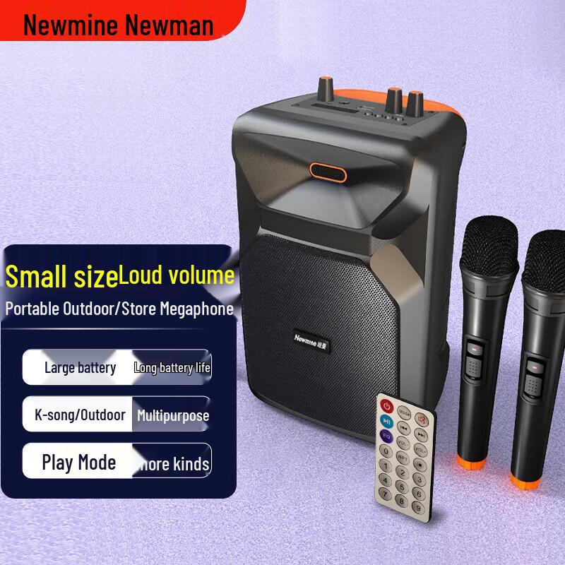 

Newman TR-K11 Portable Bluetooth Karaoke Speaker