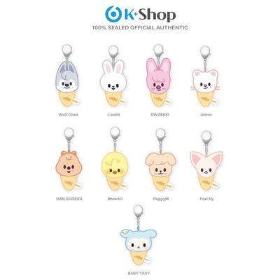 [Pre-order] STRAY KIDS - [THIS & THAT] POP-UP STORE OFFICIAL MERCH (PLUSH KEYRING ICECREAM Ver.)