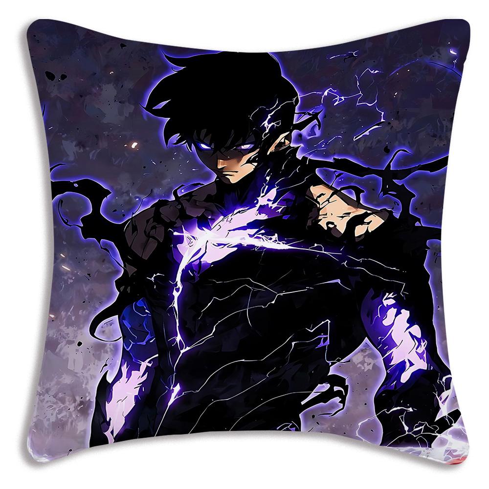 Cartoon Cool Solo For Levelings Pillow Covers Cartoon Sofa Decorative Home Double-sided Printing Short Plush Cute Cushion Cover
