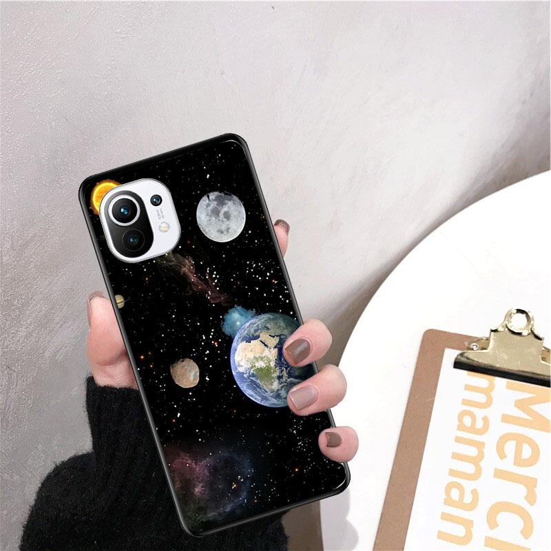 

Чехол для телефона с луной, звездой и космическим астронавтом для Xiaomi Mi 10T 11T 11 Pro 10 10T 11 lite 11Ultra Note10 lite Poco X3 Pro Poco F3 Xiaomi Mi 11T