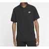 Nike Športové oblečenie Jednofarebné Logo Ležérne Pánske Polo Tričko Topy Čierna CJ4457-010