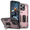 For iPhone 15 16 Pro Max/16 Plus/15 Plus/15 Pro/iPhone 16E Shockproof phone case car magnetic bracket protective cover TPU+PC