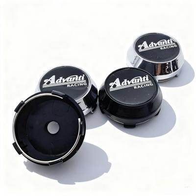 4 Stück Advanti Racing Logo Emblem Auto Radnabendeckel Hoher Deckel Außendurchmesser 60MM 56MM Räder Nabe Felge Radkappen Abdeckung Ersatz Auto Zubehör