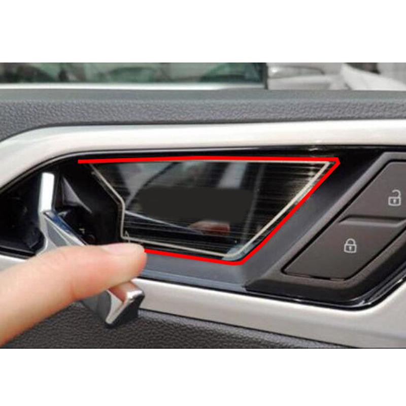 Abdeckung Stick Trim Edelstahl Tür Innen Griff Schüssel Rahmen Panel Für Volkswagen VW Polo Fließheck