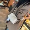 Cowhide Bag Women's Genuine Leather Small Square Bag Women's Bag Fashionable Single-shoulder Casual Crossbody Bag