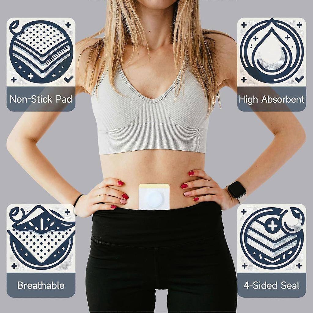 20Pcs Disposable Castor Oil Pack Wrap Belly Button,Highly Absorbent Castor Oil Patches for Promote Digestion, Castor Oil