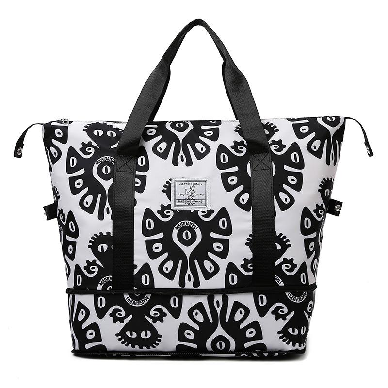 

Стильная легкая женская дорожная сумка: Большая вместимость для фитнеса, занятий спортом на открытом воздухе и использования в больнице