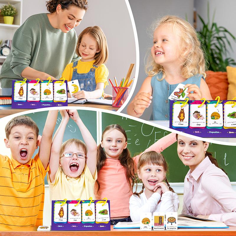 Sentence-Making Exercises Flip Chart Sentence Educational Learning Tool Vocabulary Building Special Education Speech Therapy