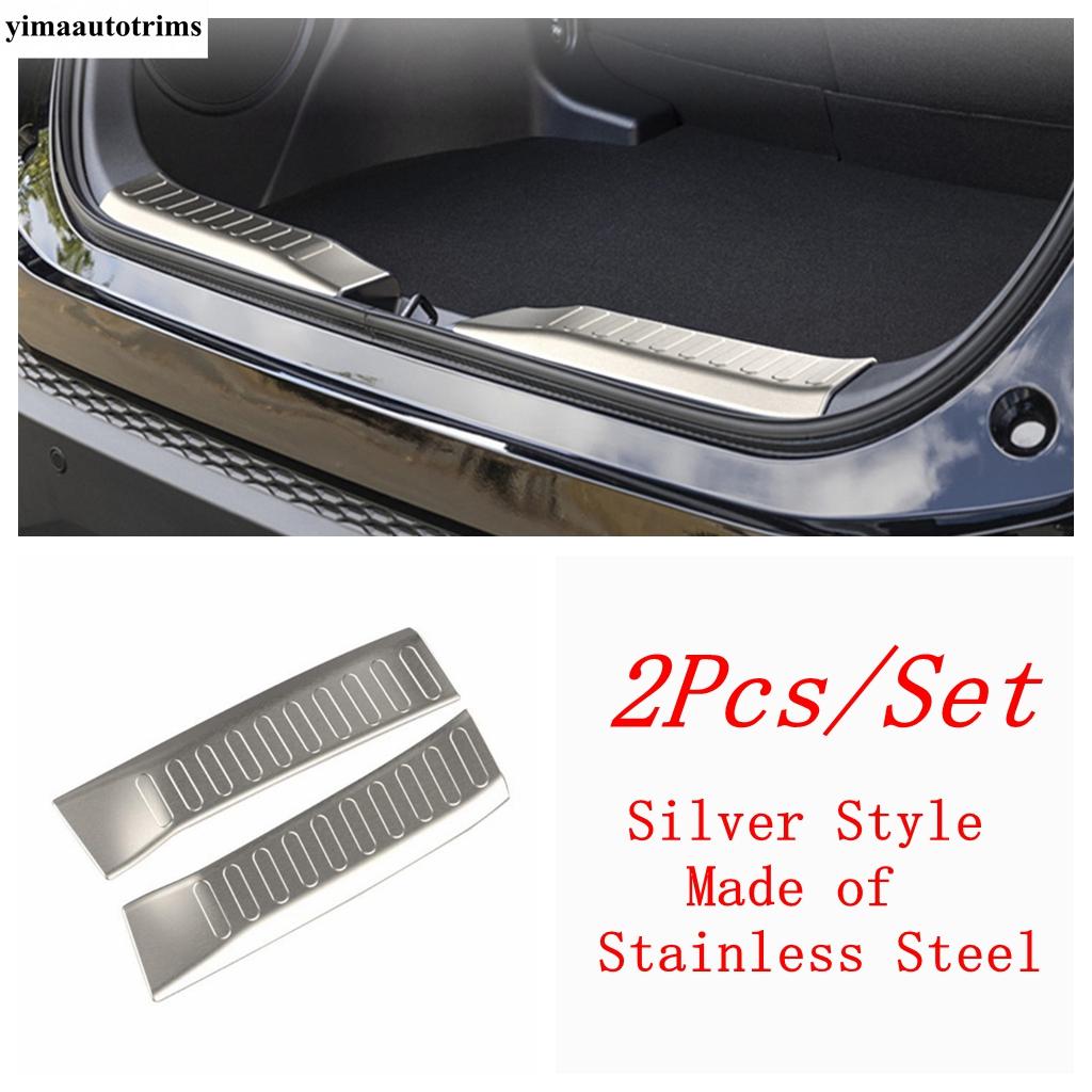 Car Rear Trunk Door Sill Guard Plate Threshold Panel Protective Decoration Cover Trim Accessories For Toyota C-HR CHR 2024 2025