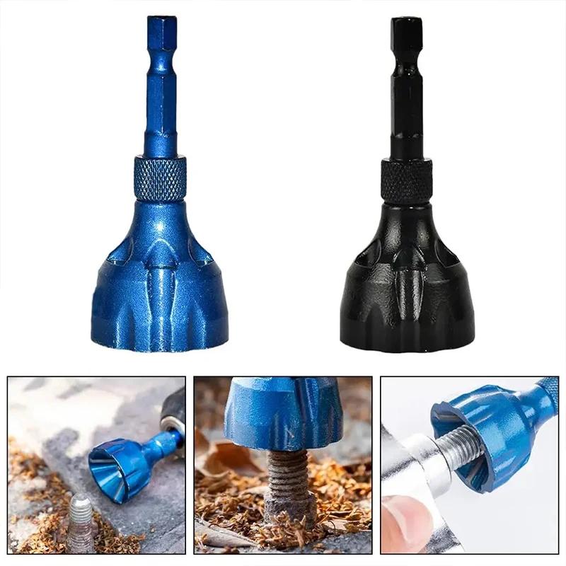 Deburring External Chamfer Tool Remove Burr Clean Bolt Tools Cutter Bolts Thread Fillet Trimming Knife Accessories 3-20mm 5-25mm