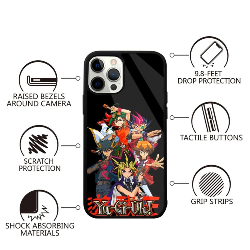 Anime Y-Yu-Gi-Oh Phone Case For iPhone 16,15,14,13,12,11,Plus,Pro,Max,Mini Magsafe Magnetic Wireless Charging