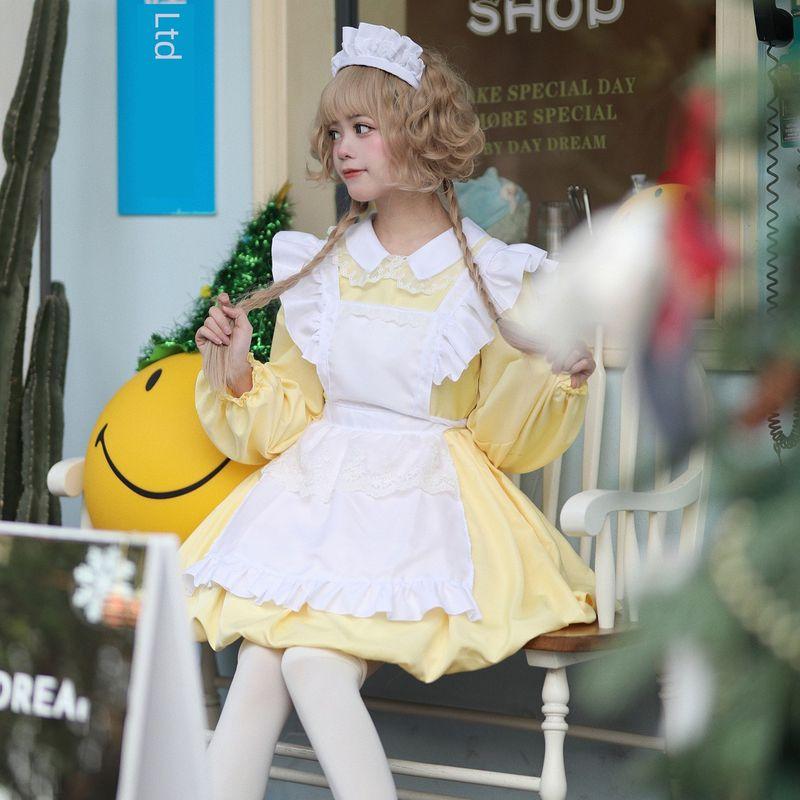 Original Lolita Christmas Maid Costume Cross-Border Amazon Cute Maid Cosplay Performance Costume