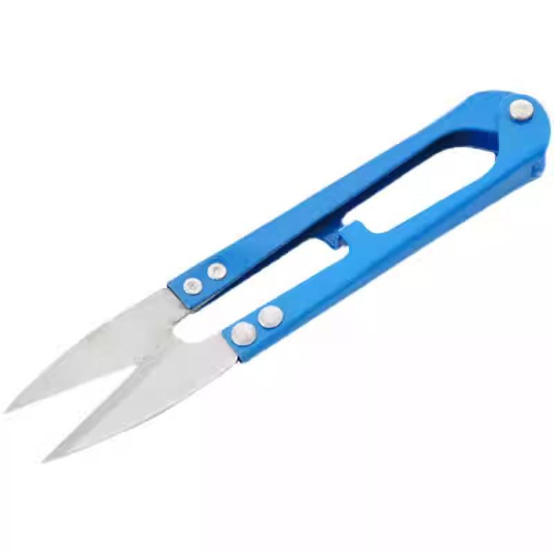 U-förmige Fadenschere aus Manganstahl für Nähen, Sticken & Schneiderei