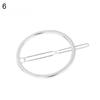 FLH Metal Hollow Moon Circle Triangle Bangs Spinka do włosów Kobiety Spinka Barrette Odzież Akcesoria
