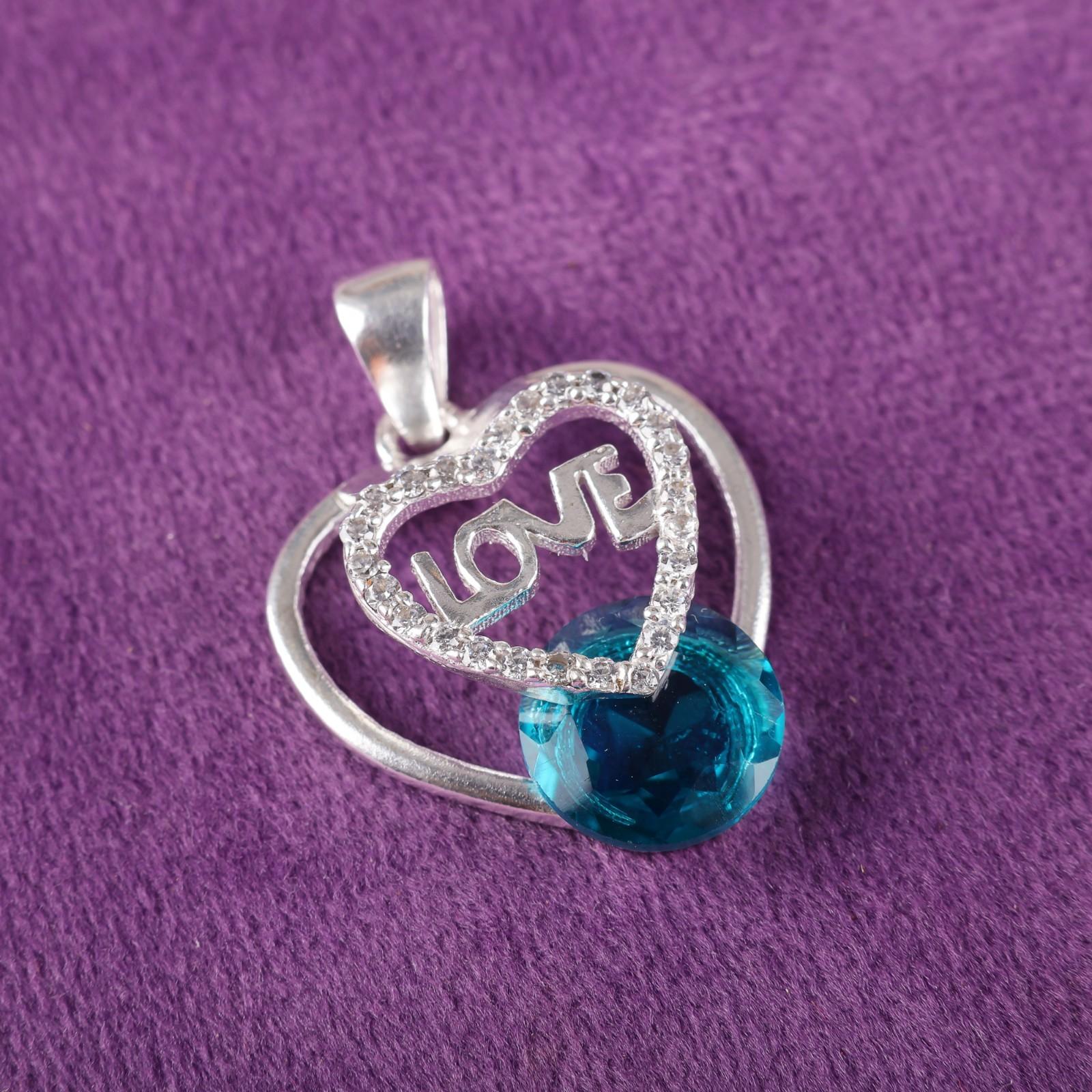 

Apatite Gemstone 925 Sterling Silver Jewelry Zircon Pendant 1.10 Gift For Women CZP-3-12