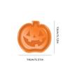 Halloween Candy Dish High Capacity Holiday Table Decoration Tableware Plastic Fruit Plate High Quality And Durable Pumpkin Shape