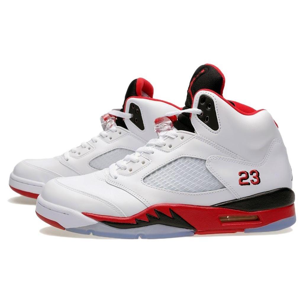 Air Jordan 5 Retro Fire Red Black Tongue 2013 GS 440888-120