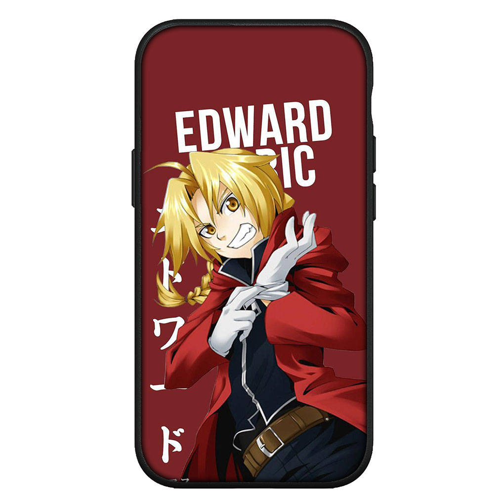 for iPhone 16 15 X XR Samsung Galaxy S24 S23 Plus Xiaomi Redmi Note 13 12 11 Pro Max 9 14 OPPO Huawei Cover Anime Fullmetal Alchemis Elric Edward Case
