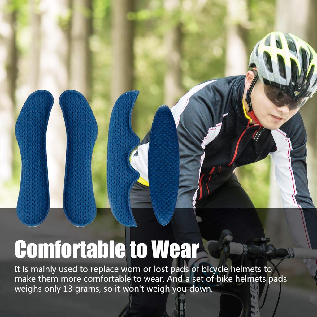 Bike Helmet Pads Padding Universal Bicycle Replacement Sponge Pads Padding Cushions Mats for Bike Cycling Motorcycle Helmet