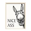 Funny Bathroom Signs Decor - Humorous Nice Vintage Metal Cute Donkey Tin Sign Wall Art Pictures For Home Bathroom Decor