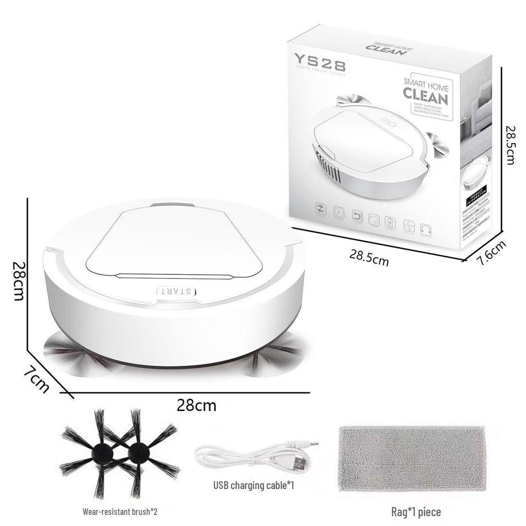 Smart Mini Robot Vacuum: Automatic Sweeping, Suction & Mopping Cleaner for Household.