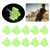 50PCS Treble Hook Protective Casing Polyethylene Safety Cover Fluorescent Green Bonnets