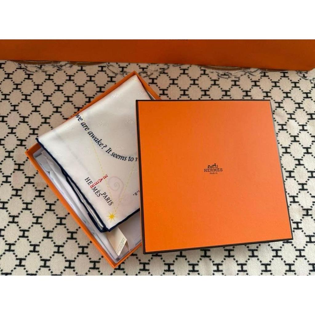Used Hermes Scarf Approximately 66cm Square