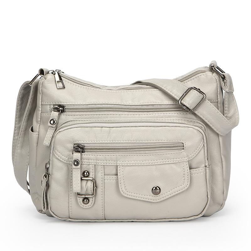 Women's Shoulder Lightweight PU Soft Leather Crossbody Bag