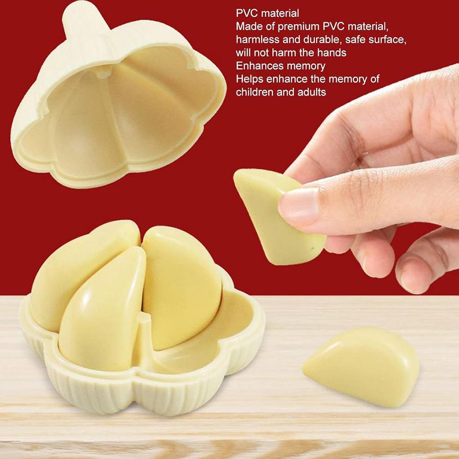 3D Garlic Puzzles for Kids Space Sense Exercise 3D Garlic Puzzle Toy for Kids Children Birthday Gifts