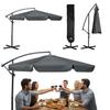 Opvouwbare Tuinparasol, 6 Delen, 350 Cm, Met Hoes, Plonos Pl-880