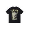 Stussy Short Sleeve T-Shirt Teens Loose Fit 270g Cotton Round Neck Casual Wear