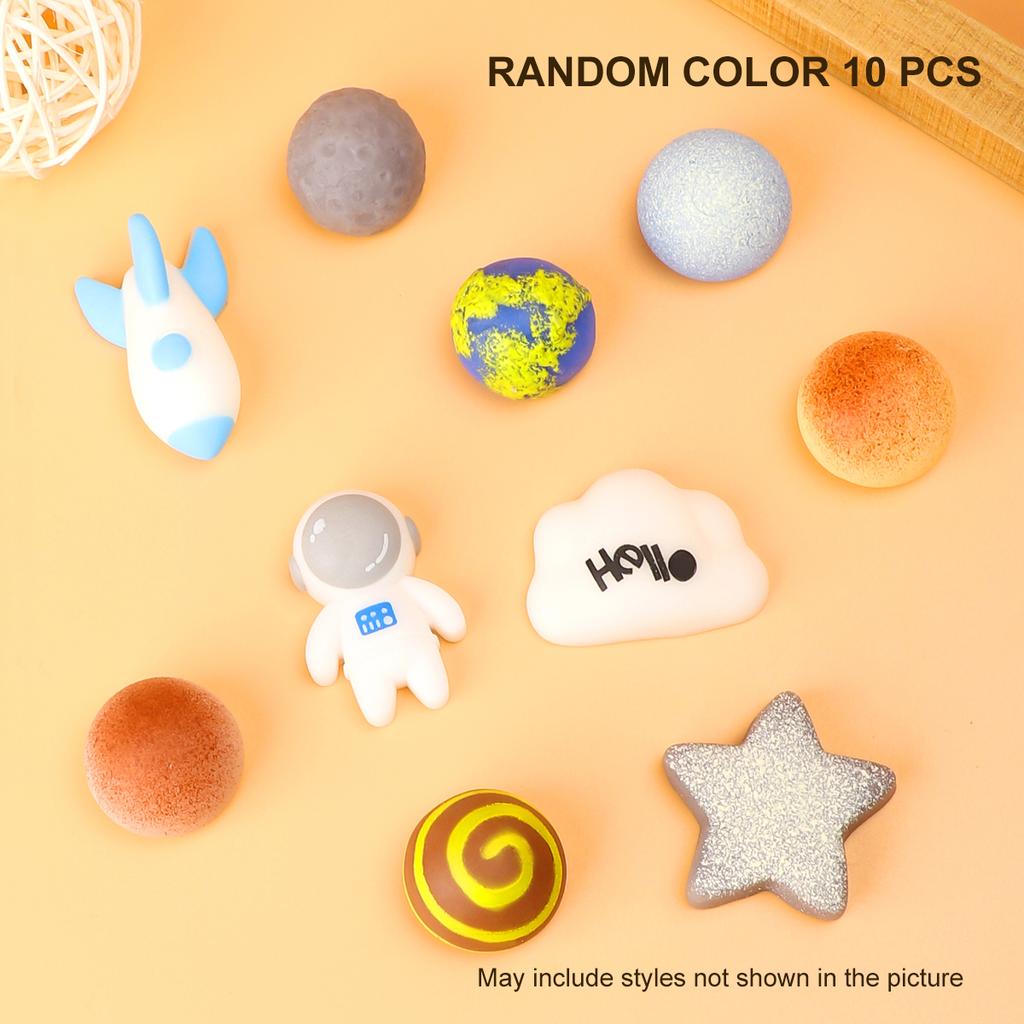 10 Pieces Random Release Pressure Toy Animals Space Earth Zoo Rabbit Papa Dog Style Parent Child Puzzle Interactive Playthings