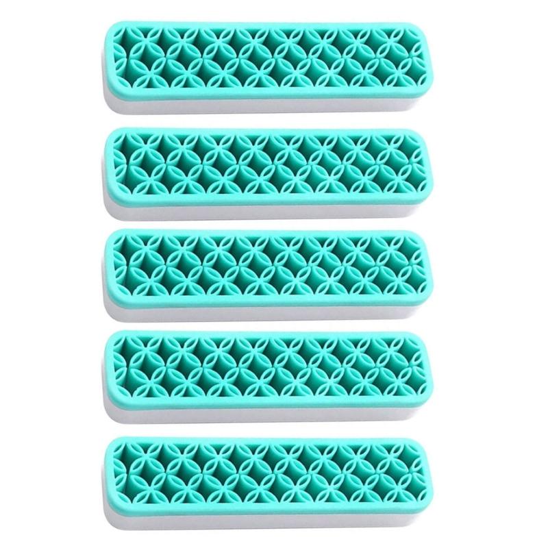 

Versatile Silicone Holder for Makeup Brushes Sewing Items and Art Supplies Easy to Use Carfting Tools Storage Case зелений