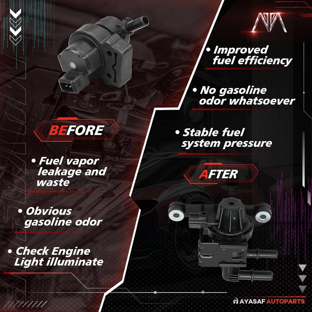 MAYASAF 911-228 Vapor Canister Vent Solenoid Valve fit for Ford F-150 2004 2005 2006, for Ford Expedition 2005 2006, for Lincoln Navigator 2005 2006,