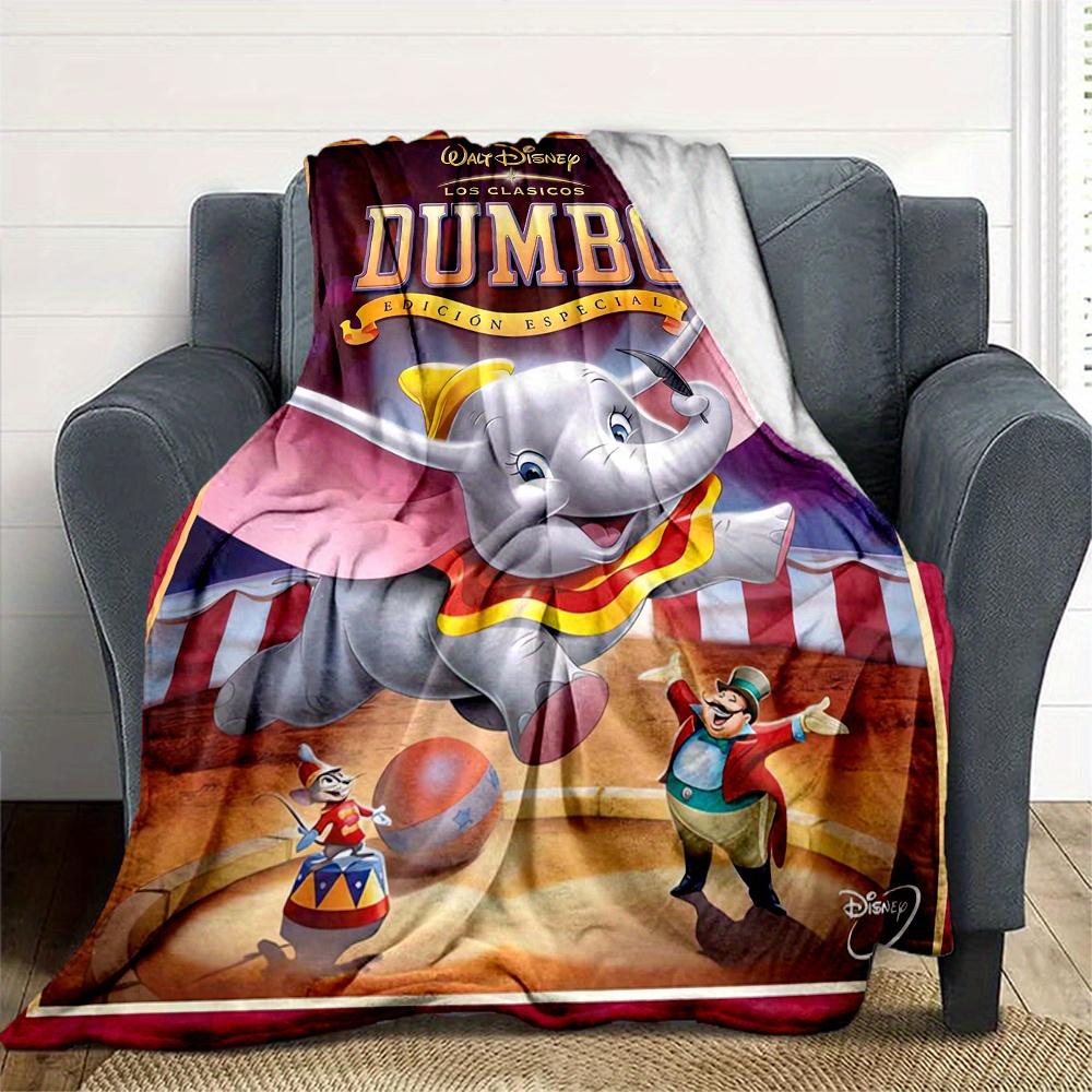 1pc, Disney Dumbo Blanket Soft Warm Throw Blankets for Friend, Outdoor Blankets, Living Room, Travel, Camping
