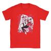 Hazbin Vaggie Men's Cotton shirt Y2k anime Graphic Tshirts Harajuku style popular street hawaiian Tshirt