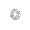 Circular Flower Pattern Metal Cutting Dies Stamps Alphabet Embossing Paper Cards Making Craft Stencils Scrapbooking