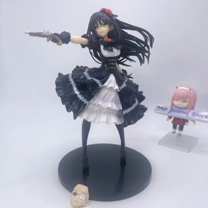 Tokisaki Kurumi Figure Statue Anime Date A Live Zafkiel Black Kurumi Figurine Sculpture House Decoration Desk Accessories Gift