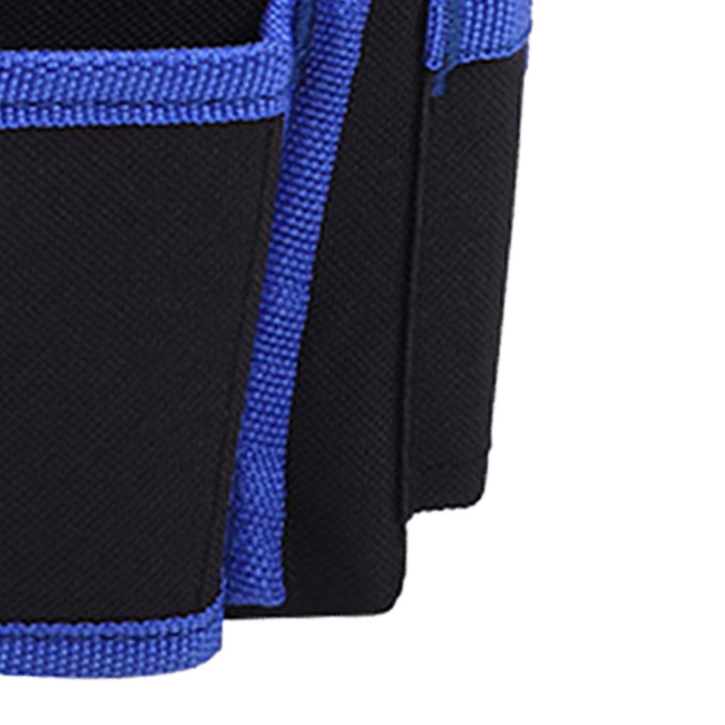 Waist Tool Bag Waterproof Oxford Cloth Multi Functional Belt Pockets Pouch for Electrician Blue