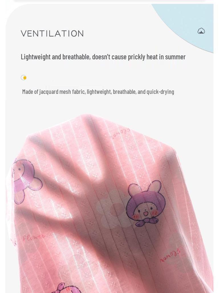 Girls' Summer Pajama Set: All-Cotton Tank Top & Short Skirt with Suspenders - Sweat-Absorbent Baby Homewear for Air Conditioning Comfort