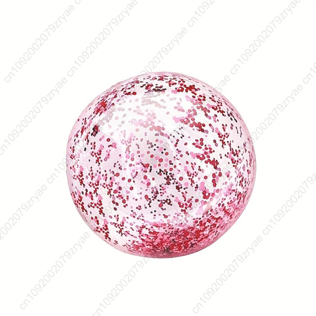 Inflatable 1Pc Beach Ball Pvc Sequin Bal Summer Beach Swimming Pool Party Water Sports Fun Accessories For Kids Adults Children's Birthday Gift