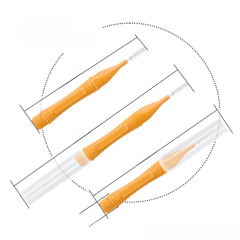 ASUS Aisel Orthodontic Interdental Brush - Straight Type for Gap Cleaning and Teeth Correction