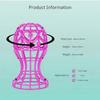 Practical Wig Stand Practical Plastic Storage Rack Hair Accessories Display Holder for Wigs Hats and Cosplay Mask