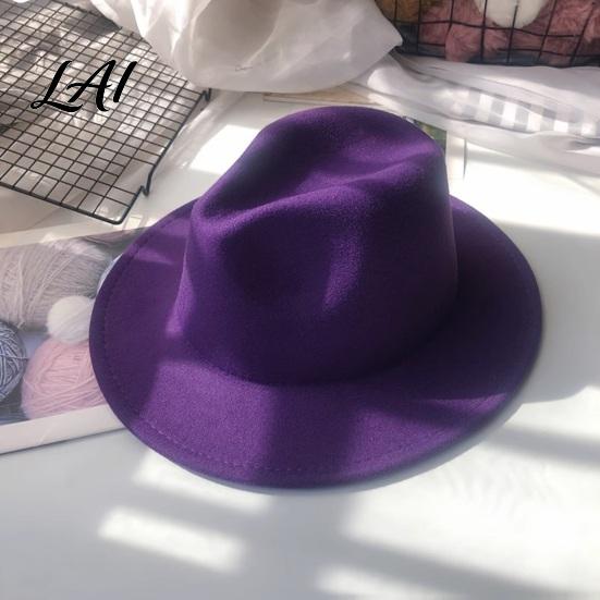 Photogenic Outdoor Cap Unisex Fedora Hat Short Brim Wool Blend Retro Panama Hat Cap Felt Winter for Men Women 1920s Party Costume Autumn Warm