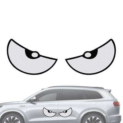 Reflective Motorcycle Stickers, Reflective Warning Stickers | Funny Cat's Eye Car Sticker - Motorcycle