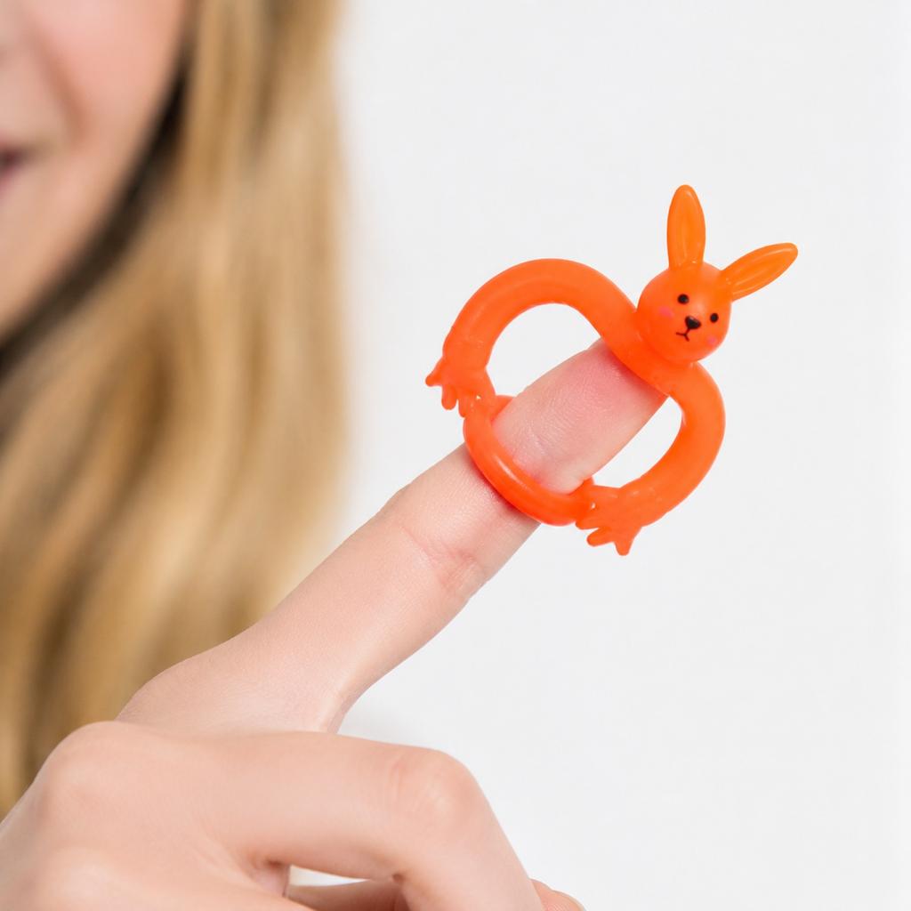 Flexible Bendable Animal Finger Toys Set of 36 Stretchable Stress Relief Fidget Toys for Kids and Adults Durable Soft Material