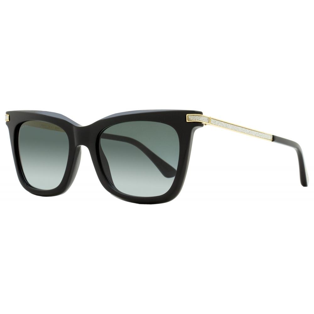 

Jimmy Choo Women s Rectangular Sunglasses Olye 8079O Black Gold 52mm 8079o