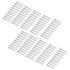 100Pcs Fine Thread Screws Carbon Steel Metal Cylindrical Self Tapping Drilling Accessories