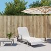 Vidaxl Beach Towels, 2 Pcs, White, 75X200 Cm, Fabric, 400 G/M²